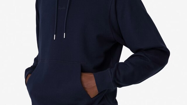 Rapha Men's Cotton Hoodie Dark Navy/Navy, Str. L 