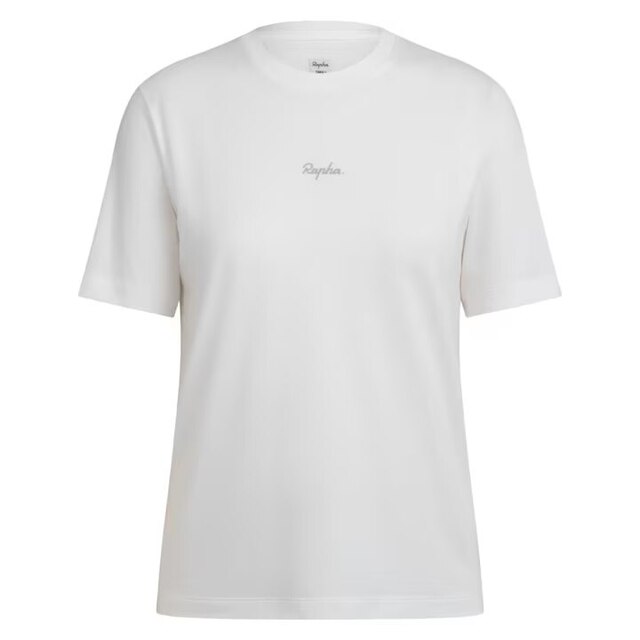 Rapha W's Cotton T-shirt White/Light Grey, Str. S 