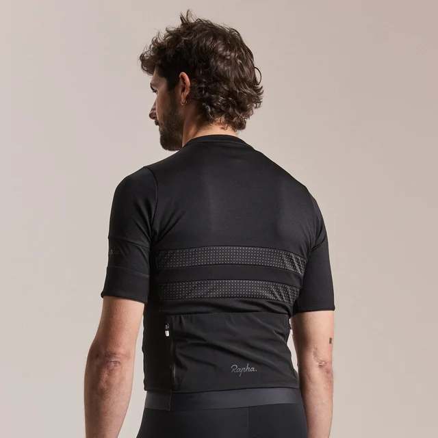 Rapha Men's Brevet Merino Trøye III White/Silver, Str. L 
