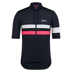 Rapha Men's Brevet Lightweight Tröja Dark Navy/Silver/Pink, Str. XL