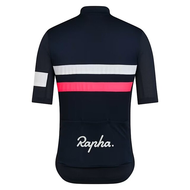 Rapha Men's Brevet Lightweight Tröja Dark Navy/Silver/Pink, Str. XL 