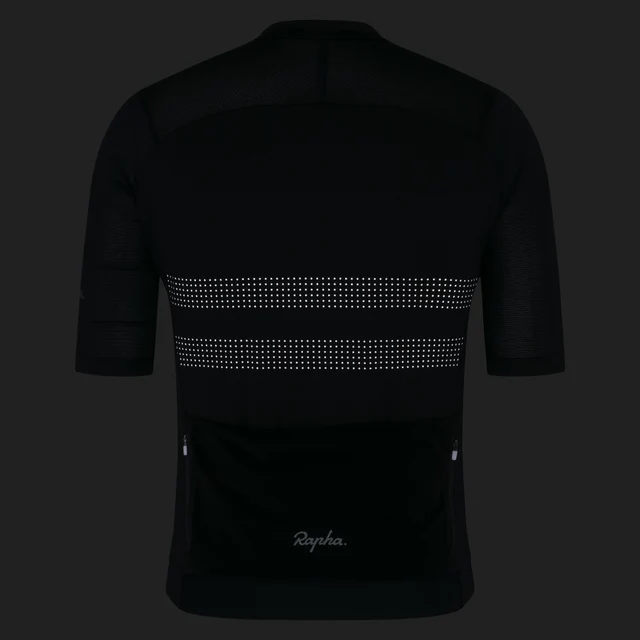 Rapha Men's Brevet Lightweight Trøye III Black/Black, Str. XXL 