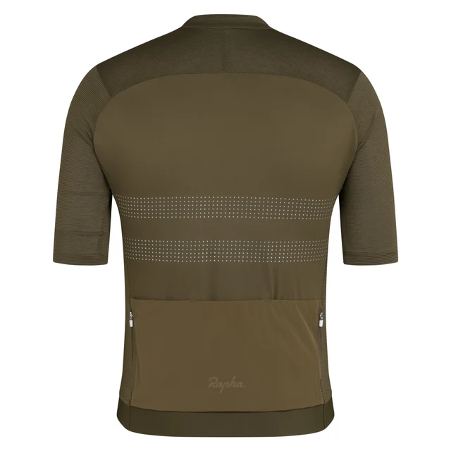 Rapha Men's Brevet Lightweight Trøye III Dark Olive/Balsam Green, Str. M 