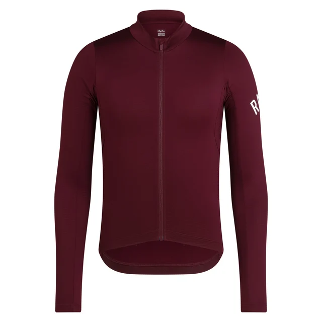 Rapha Men's Pro Team LS Midweight Tröja Port/White, Str. XL 