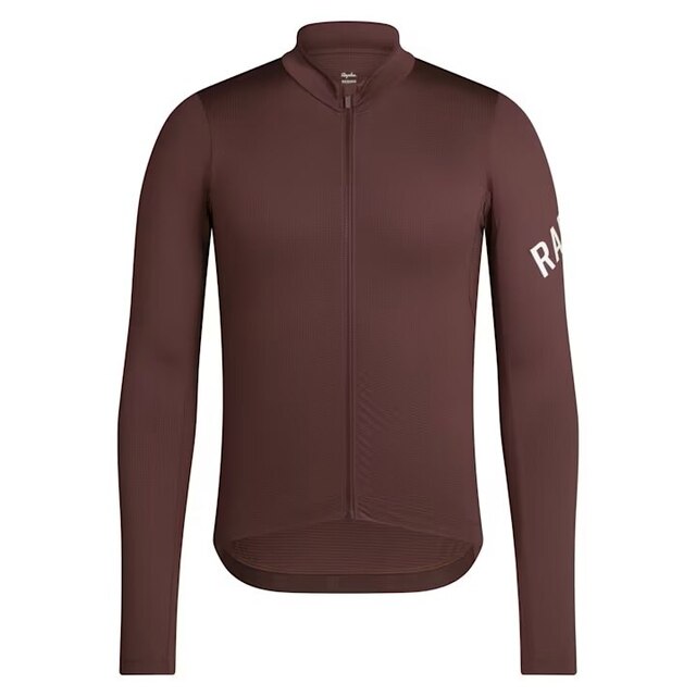 Rapha Men's Pro Team LS Midweight Tröja Walnut Brown/White, Str. L 