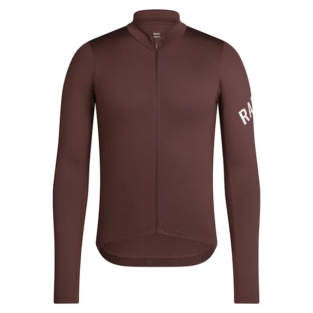 Rapha Men's Pro Team LS Midweight Tröja Walnut Brown/White, Str. L 
