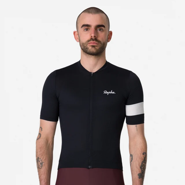 Rapha Men's Core Lightweight Sykkeltrøye Black/White, Str. L 