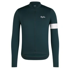 Rapha Men&#39;s Core Thermal LS Sykkeltr&#248;ye Forest Green/White, Str. XL