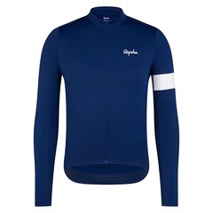 Rapha Men's Core Thermal LS Cykeltröja Navy/White, Str. XXL