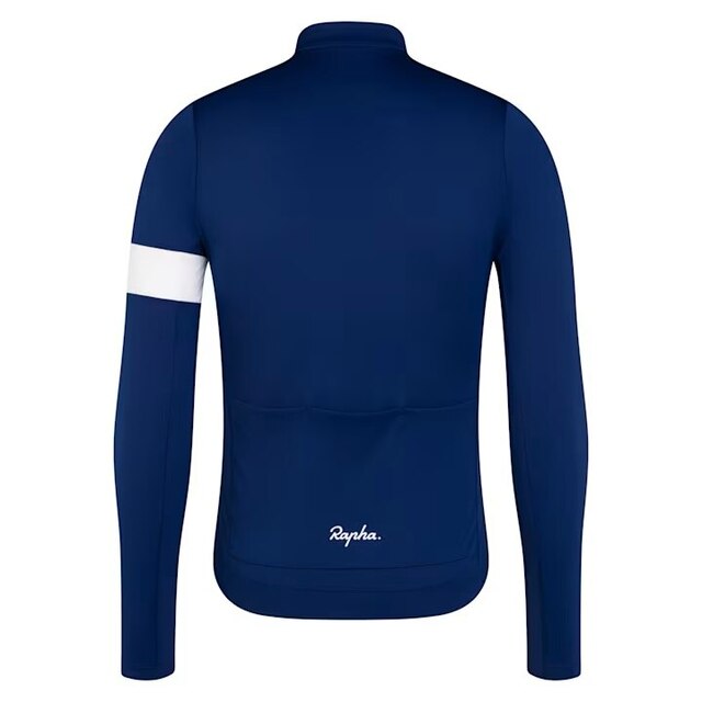 Rapha Men's Core Thermal LS Cykeltröja Navy/White, Str. XXL 