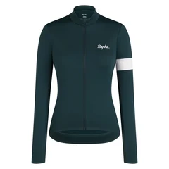 Rapha W&#39;s Core Thermal LS Cykeltr&#246;ja Forest Green/White, Str. XS
