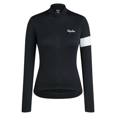 Rapha W's Core Thermal LS Sykkeltrøye Deep Coffee/White, Str. L