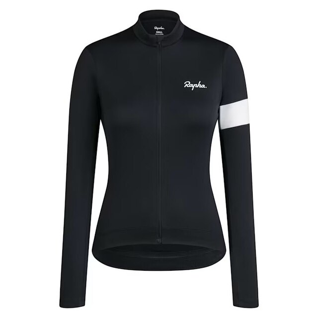 Rapha W's Core Thermal LS Sykkeltrøye Black/White, Str. L 