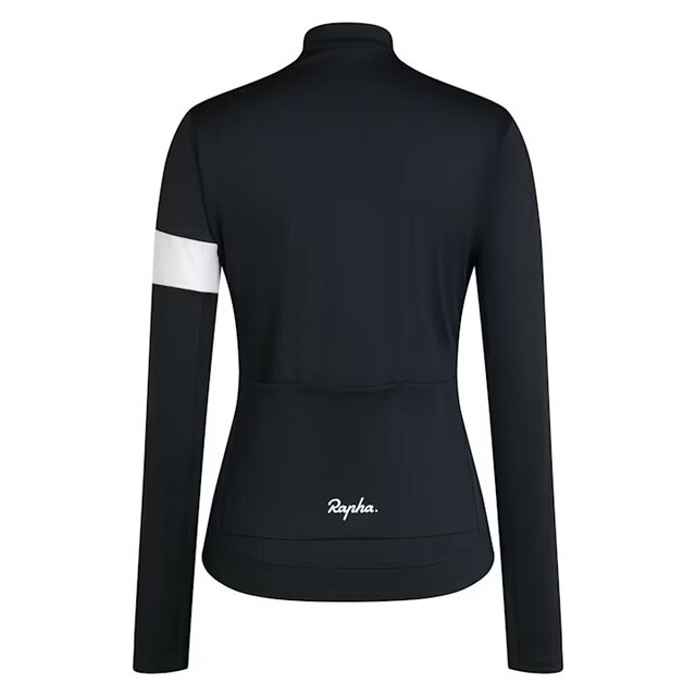 Rapha W's Core Thermal LS Cykeltröja Black/White, Str. L 