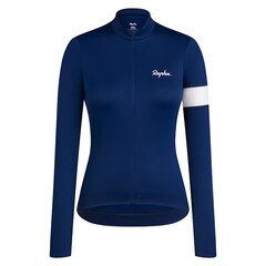 Rapha W's Core Thermal LS Cykeltröja Navy/White, Str. XS