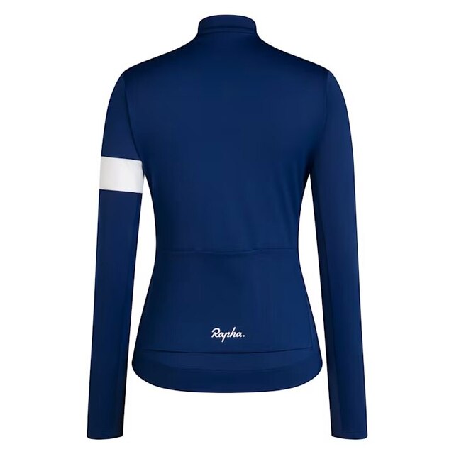 Rapha W's Core Thermal LS Cykeltröja Navy/White, Str. M 