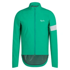 Rapha Men's Core Regnjakke Fresh Green/White, Str. L