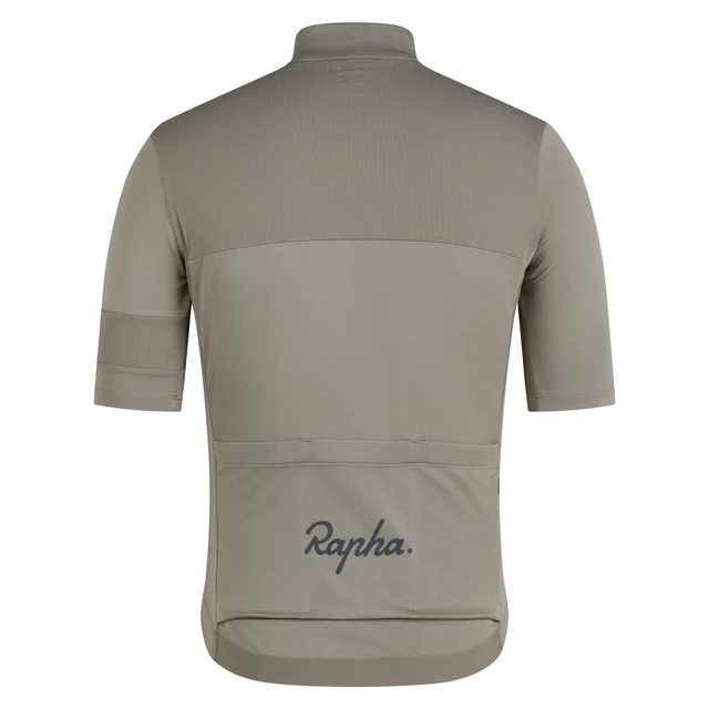 Rapha Men's Brevet Element Sykkeltrøye Khaki/Black, Str. M 