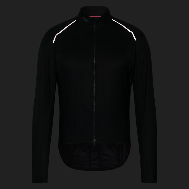 Rapha Men's Brevet Element Wind Jakke Black/Grey, Str. L 