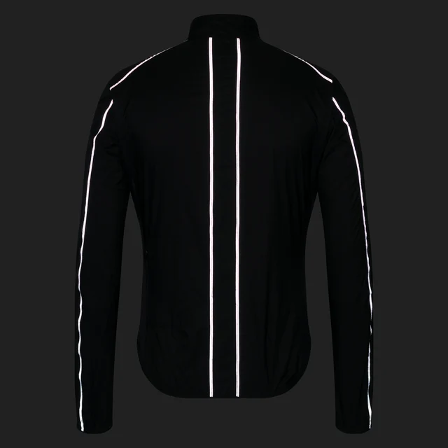 Rapha Men's Brevet Element Wind Jakke Black/Grey, Str. L 
