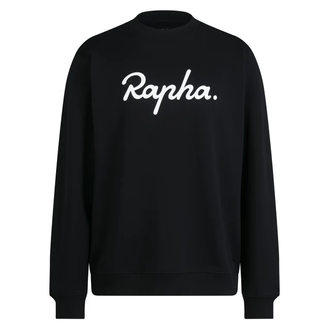 Rapha Men's Cotton College Genser Black/White, Str. XS 