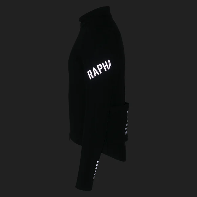 Rapha Men's Pro Team Shadow Vinterjakke Black/Silver Reflective, Str. L 