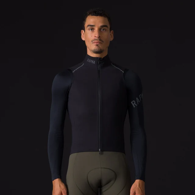 Rapha Men's Pro Team Shadow Vest Black/Silver Reflective, Str. S 