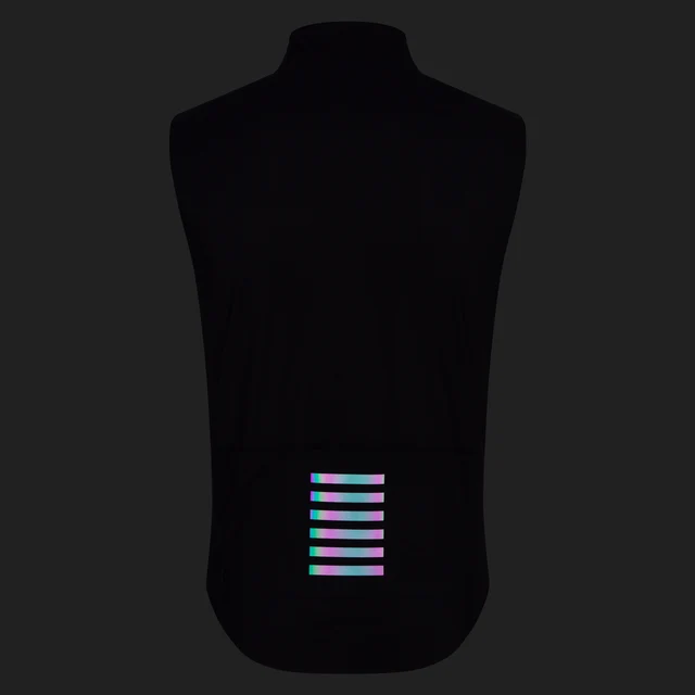 Rapha Men's Pro Team Shadow Vest Black/Silver Reflective, Str. S 