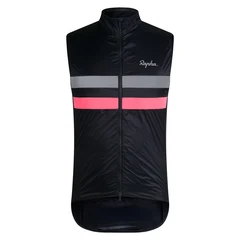 Rapha Men's Brevet Insulated Väst Dark Navy/Hi-Vis Pink, Str. S