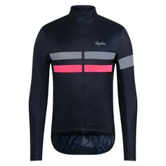 Rapha Men's Brevet Insulated Jakke Dark Navy/Hi-Vis Pink, Str. S