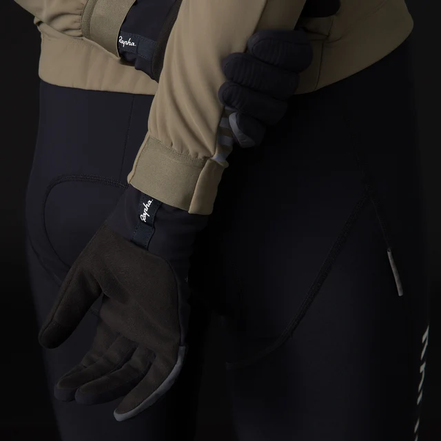 Rapha Shadow Hansker Black/Dark Grey, Str. M 