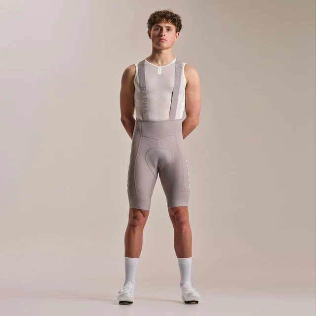 Rapha Men's Pro Team Training Bib Shorts Smoky Silver, Str. M 