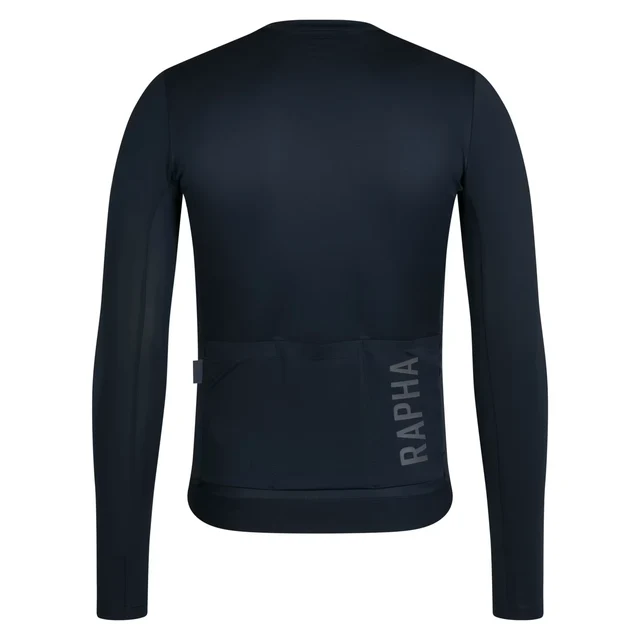Rapha Mens Pro Team LS Lightweight Trøye Carbon / Navy, Str. S 