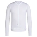 Rapha Mens Pro Team LS Lightweight Trøye White / Silver, Str. L