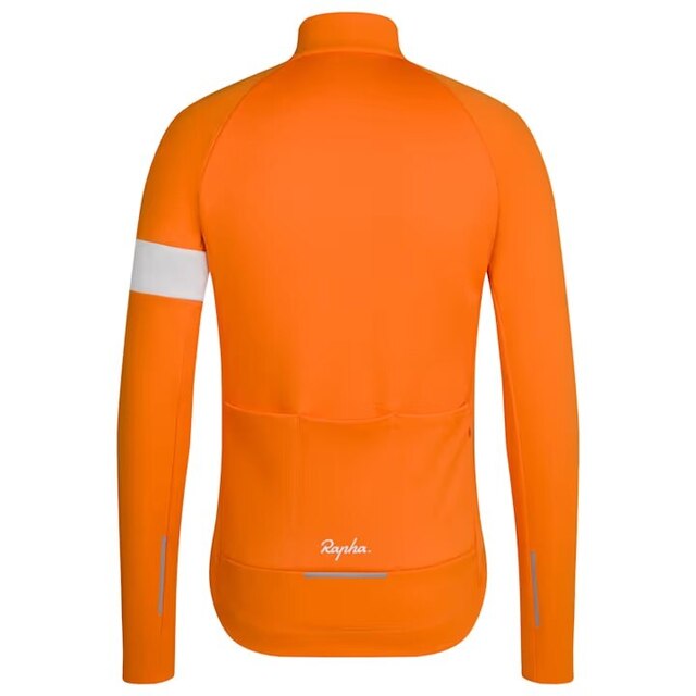 Rapha Men's Core Vinterjacka Bright Orange/White, Str. M 