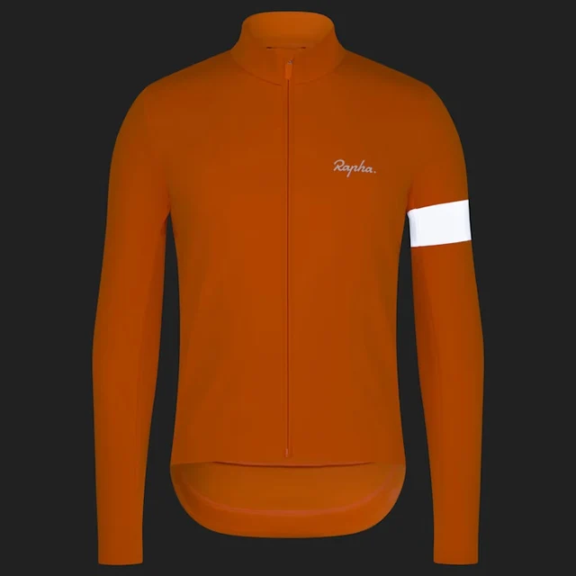 Rapha Men's Core Vinterjacka Bright Orange/White, Str. L 