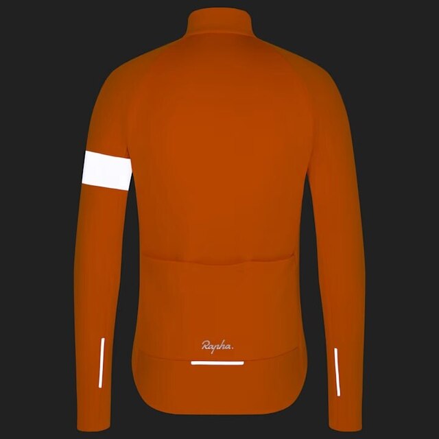 Rapha Men's Core Vinterjacka Bright Orange/White, Str. XXL 