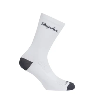 Rapha Logo Sokker White/Grey, Str. XL