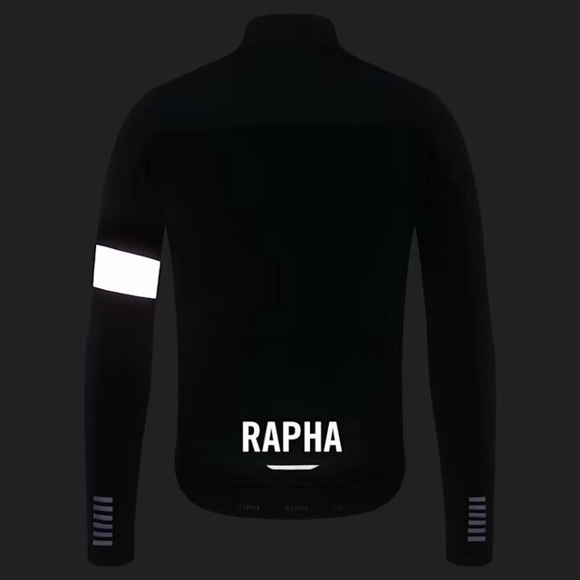 Rapha Men's Pro Team Vinterjacka Black/White, Str. M 