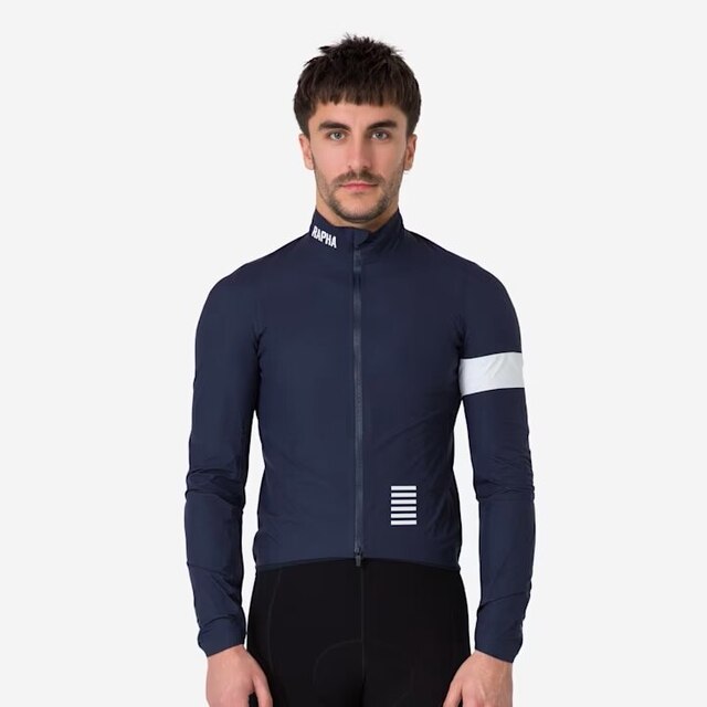 Rapha Men's Pro Team Gore-Tex Regnjacka Dark Navy/White, Str. M 