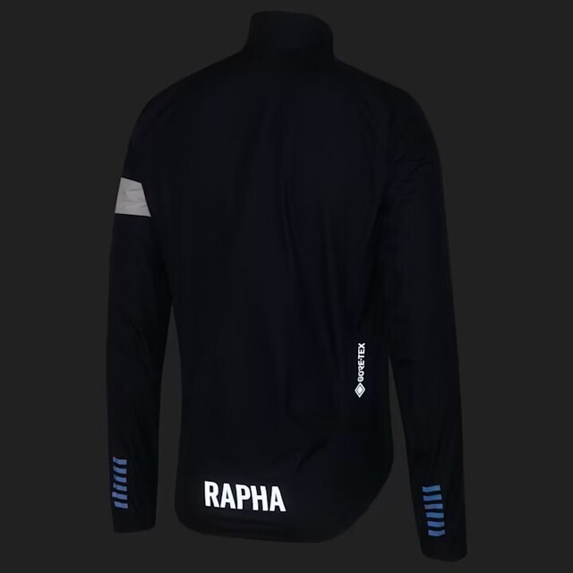 Rapha Men's Pro Team Gore-Tex Regnjakke Dark Navy/White, Str. M 