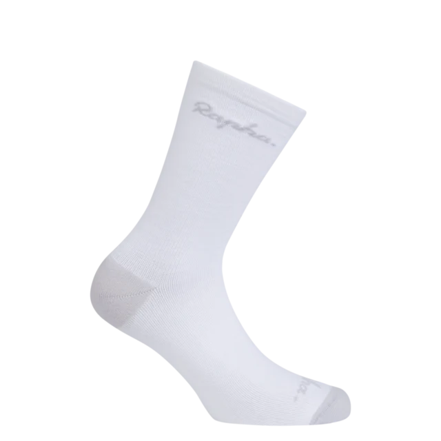 Rapha Merino Strumpar - Regular White/Grey, Str. S 
