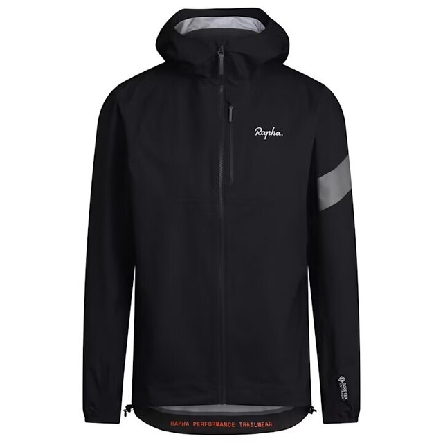 Rapha Men's Trail GORE-TEX Jakke Black/Light Grey, Str. XL 