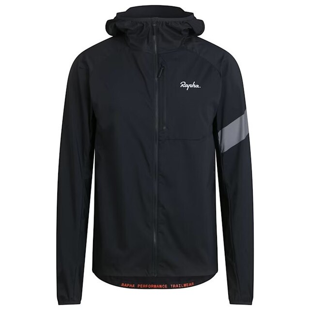 Rapha Men's Trail Lightweight Jacka Black/light Grey, Str. M 