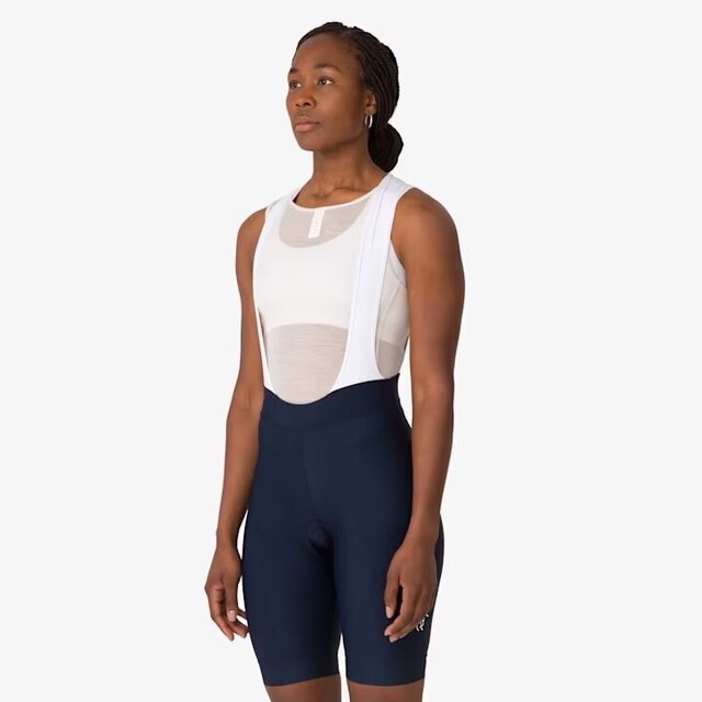 Rapha W's Core Bib Cykelbyxor Dark Navy/White, Str. L 