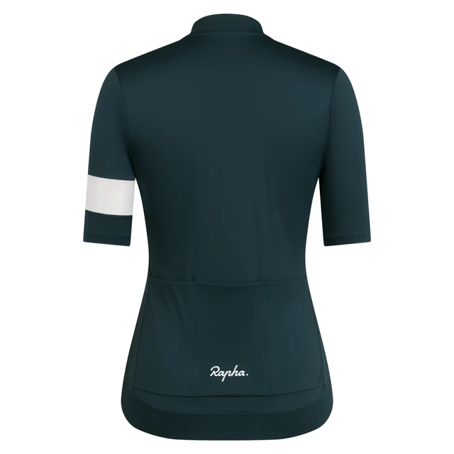Rapha W's Core Cykeltröja Forest Green/White, Str. XS 