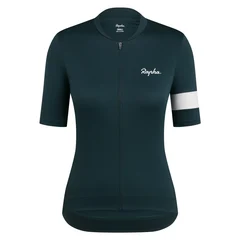 Rapha W&#39;s Core Cykeltr&#246;ja Forest Green/White, Str. XS