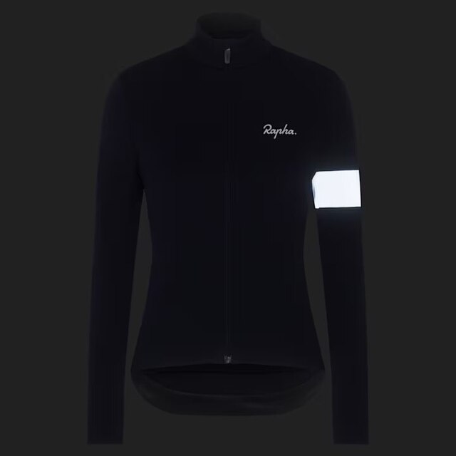 Rapha W's Core Vinterjacka Black/White, Str. M 