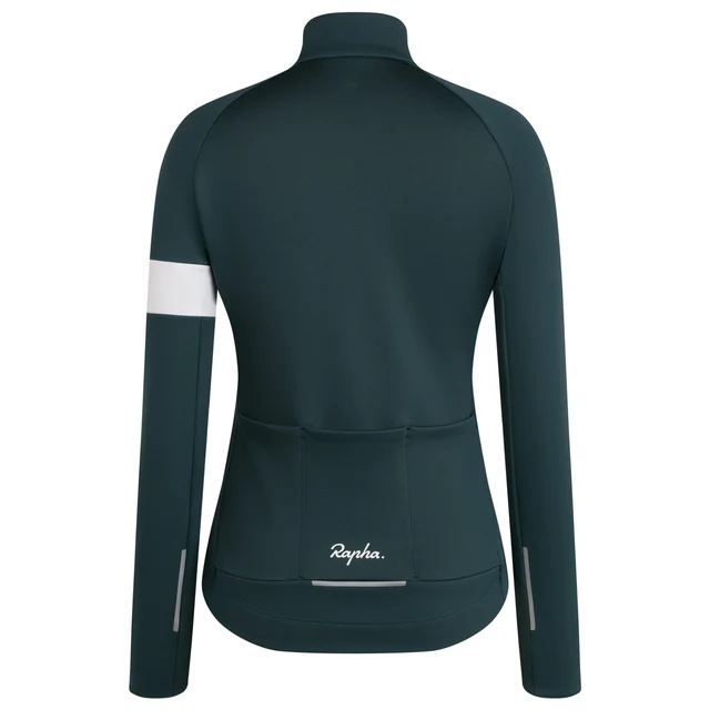Rapha W's Core Vinterjakke Forest Green/White, Str. XL 