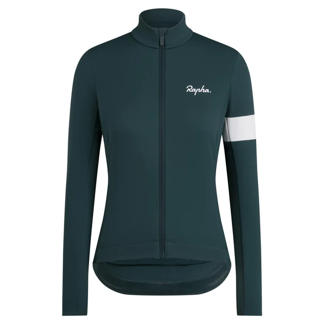Rapha W's Core Vinterjakke Forest Green/White, Str. XL 
